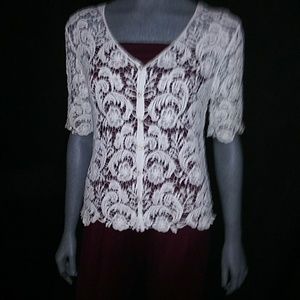 Queen brand crochet cover jacket